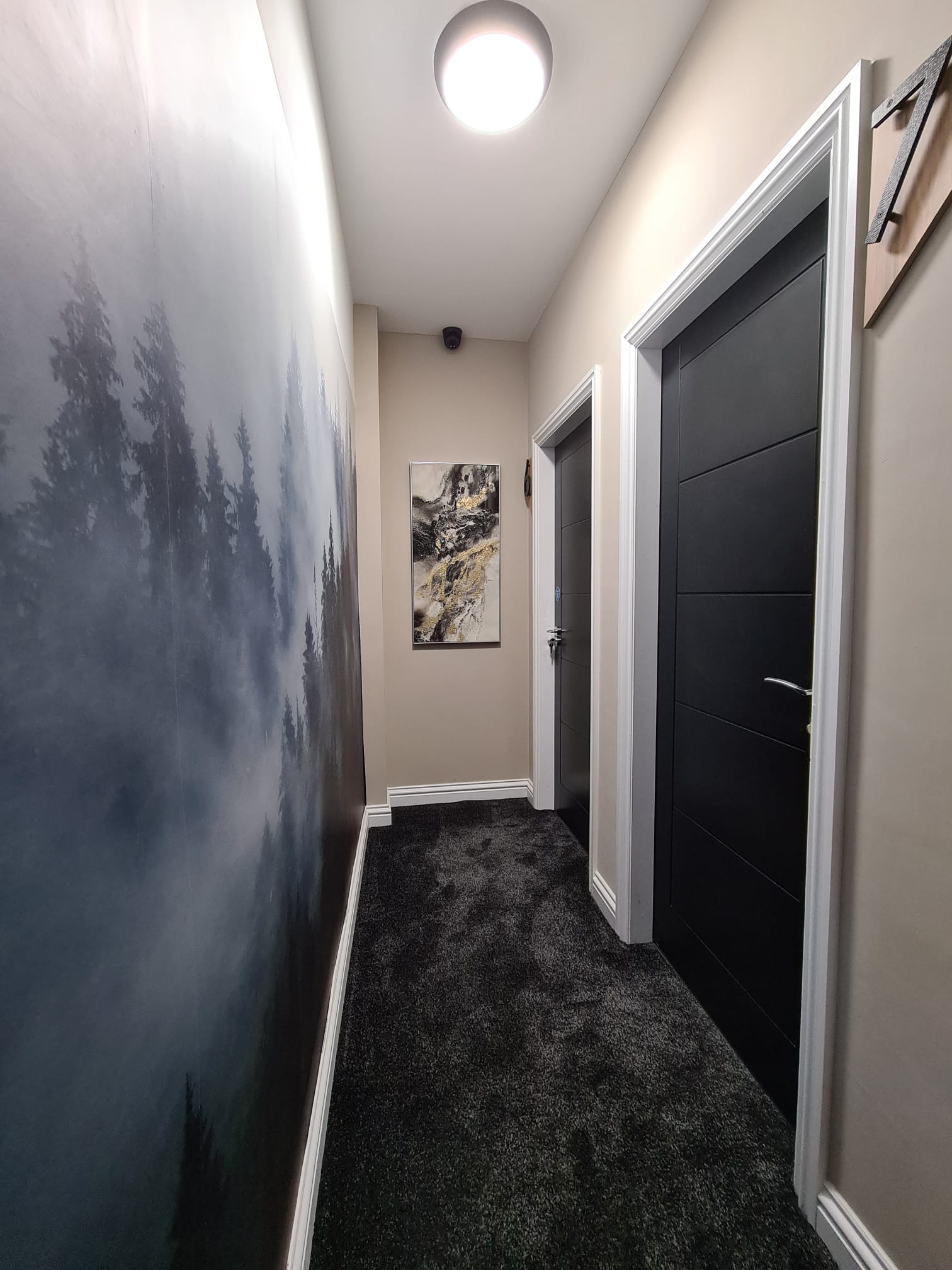 Hallway after renovation